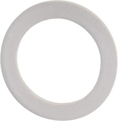 Made in USA - 3/8" Screw, Grade 6/6 Nylon Standard Flat Washer - 7/16" ID x 5/8" OD, 0.031" Thick, Plain Finish - Exact Tool & Supply