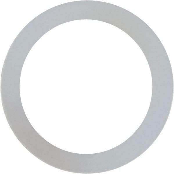 Made in USA - 1/2" Screw, Grade 6/6 Nylon Standard Flat Washer - 1/2" ID x 0.687" OD, 0.031" Thick, Plain Finish - Exact Tool & Supply