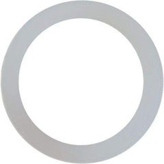 Made in USA - 1/2" Screw, Grade 6/6 Nylon Standard Flat Washer - 1/2" ID x 0.687" OD, 0.031" Thick, Plain Finish - Exact Tool & Supply