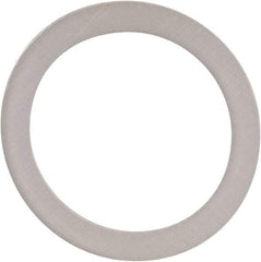 Made in USA - 1/2" Screw, Grade 6/6 Nylon Standard Flat Washer - 9/16" ID x 3/4" OD, 0.031" Thick, Plain Finish - Exact Tool & Supply