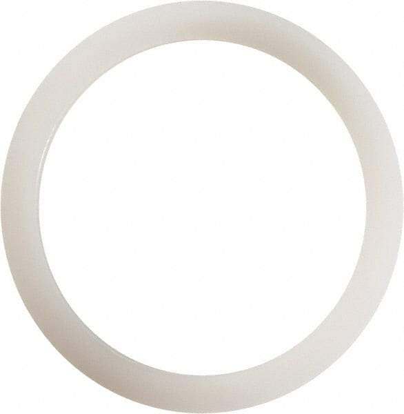 Made in USA - 1" Screw, Grade 6/6 Nylon Standard Flat Washer - 1" ID x 1-1/4" OD, 0.062" Thick, Plain Finish - Exact Tool & Supply