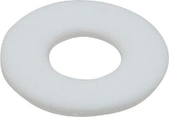 Made in USA - 3/8" Screw, PTFE Standard Flat Washer - 0.39" ID x 7/8" OD, 0.062" Thick, Plain Finish - Exact Tool & Supply