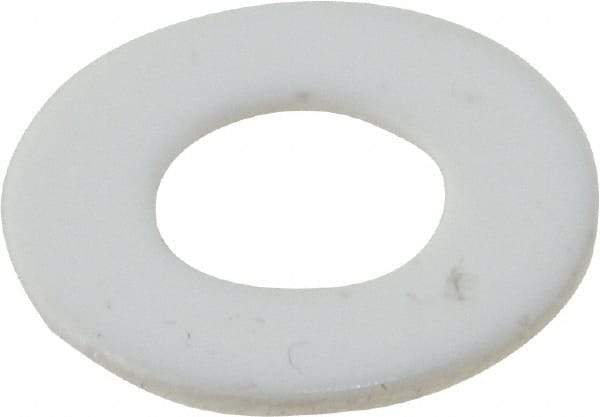 Made in USA - 1/2" Screw, PTFE Standard Flat Washer - 1/2" ID x 1.003" OD, 0.062" Thick, Plain Finish - Exact Tool & Supply