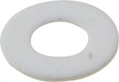 Made in USA - 1/2" Screw, PTFE Standard Flat Washer - 1/2" ID x 1.003" OD, 0.062" Thick, Plain Finish - Exact Tool & Supply