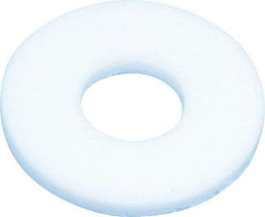 Made in USA - 5/16" Screw, PTFE Standard Flat Washer - 0.344" ID x 7/8" OD, 0.08" Thick, Plain Finish - Exact Tool & Supply