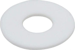 Made in USA - 3/8" Screw, PTFE Standard Flat Washer - 0.406" ID x 1" OD, 0.062" Thick, Plain Finish - Exact Tool & Supply