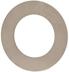 Made in USA - 0.012" Thick, 0.38" Inside x 5/8" OD, Round Shim - 5/16" Screw, Uncoated 302/304 Stainless Steel - Exact Tool & Supply