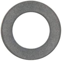 Made in USA - 0.004" Thick, 0.38" Inside x 5/8" OD, Round Shim - 5/16" Screw, Uncoated 302/304 Stainless Steel - Exact Tool & Supply