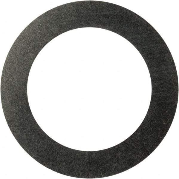 Made in USA - 0.008" Thick, 0.505" Inside x 3/4" OD, Round Shim - 7/16" Screw, Uncoated 302/304 Stainless Steel - Exact Tool & Supply