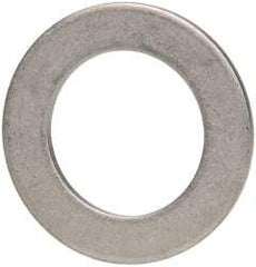 Made in USA - 1/16" Thick, 0.63" Inside x 1" OD, Round Shim - 9/16" Screw, Uncoated 302/304 Stainless Steel - Exact Tool & Supply