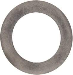 Made in USA - 0.01" Thick, 0.755" Inside x 1-1/8" OD, Round Shim - 5/8" Screw, Uncoated 302/304 Stainless Steel - Exact Tool & Supply