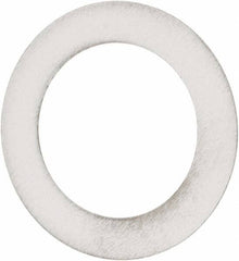 Made in USA - 0.012" Thick, 0.755" Inside x 1-1/8" OD, Round Shim - 5/8" Screw, Uncoated 302/304 Stainless Steel - Exact Tool & Supply