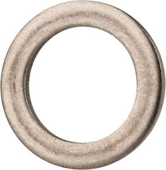 Made in USA - 1/8" Thick, 0.755" Inside x 1-1/8" OD, Round Shim - 5/8" Screw, Uncoated 302/304 Stainless Steel - Exact Tool & Supply