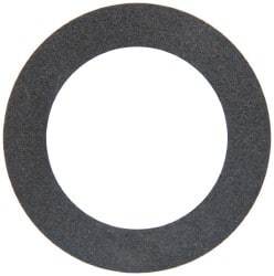 Made in USA - 0.004" Thick, 0.755" Inside x 1-1/8" OD, Round Shim - 5/8" Screw, Uncoated 302/304 Stainless Steel - Exact Tool & Supply