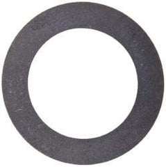 Made in USA - 0.005" Thick, 0.755" Inside x 1-1/8" OD, Round Shim - 5/8" Screw, Uncoated 302/304 Stainless Steel - Exact Tool & Supply