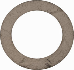 Made in USA - 0.008" Thick, 0.755" Inside x 1-1/8" OD, Round Shim - 5/8" Screw, Uncoated 302/304 Stainless Steel - Exact Tool & Supply
