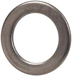 Made in USA - 0.09" Thick, 3/4" Inside x 1-1/8" OD, Round Shim - 5/8" Screw, Uncoated 302/304 Stainless Steel - Exact Tool & Supply