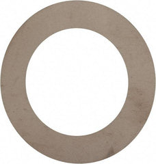 Made in USA - 0.003" Thick, 7/8" Inside x 1-3/8" OD, Round Shim - 3/4" Screw, Uncoated 302/304 Stainless Steel - Exact Tool & Supply