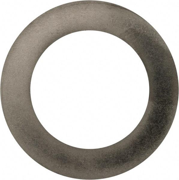 Made in USA - 0.008" Thick, 7/8" Inside x 1-3/8" OD, Round Shim - 3/4" Screw, Uncoated 302/304 Stainless Steel - Exact Tool & Supply