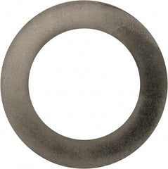 Made in USA - 0.008" Thick, 7/8" Inside x 1-3/8" OD, Round Shim - 3/4" Screw, Uncoated 302/304 Stainless Steel - Exact Tool & Supply