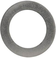 Made in USA - 0.02" Thick, 1" Inside x 1-1/2" OD, Round Shim - 7/8" Screw, Uncoated 302/304 Stainless Steel - Exact Tool & Supply