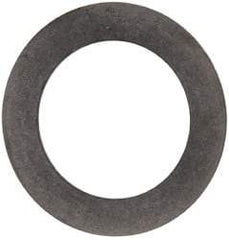 Made in USA - 0.024" Thick, 1" Inside x 1-1/2" OD, Round Shim - 7/8" Screw, Uncoated 302/304 Stainless Steel - Exact Tool & Supply