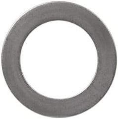 Made in USA - 0.03" Thick, 1" Inside x 1-1/2" OD, Round Shim - 7/8" Screw, Uncoated 302/304 Stainless Steel - Exact Tool & Supply