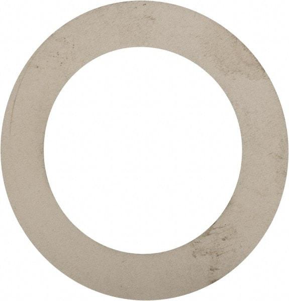 Made in USA - 0.008" Thick, 1" Inside x 1-1/2" OD, Round Shim - 7/8" Screw, Uncoated 302/304 Stainless Steel - Exact Tool & Supply