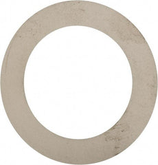 Made in USA - 0.008" Thick, 1" Inside x 1-1/2" OD, Round Shim - 7/8" Screw, Uncoated 302/304 Stainless Steel - Exact Tool & Supply