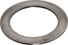 Made in USA - 0.048" Thick, 1-1/8" Inside x 1-5/8" OD, Round Shim - Uncoated 302/304 Stainless Steel - Exact Tool & Supply