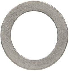 Made in USA - 0.06" Thick, 1-1/8" Inside x 1-5/8" OD, Round Shim - Uncoated 302/304 Stainless Steel - Exact Tool & Supply