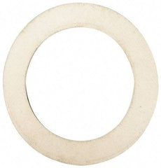 Made in USA - 0.008" Thick, 1-1/8" Inside x 1-5/8" OD, Round Shim - Uncoated 302/304 Stainless Steel - Exact Tool & Supply