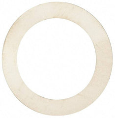 Made in USA - 0.001" Thick, 1-1/4" Inside x 1-3/4" OD, Round Shim - Uncoated 302/304 Stainless Steel - Exact Tool & Supply