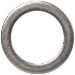 Made in USA - 0.015" Thick, 1-1/4" Inside x 1-3/4" OD, Round Shim - Uncoated 302/304 Stainless Steel - Exact Tool & Supply