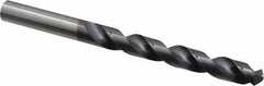 OSG - 11.99896mm 120° Vanadium High Speed Steel Jobber Drill - TiCN Finish, Right Hand Cut, Spiral Flute, Straight Shank, 151mm OAL, Standard Point - Exact Tool & Supply