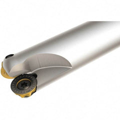 Iscar - 1-1/2" Cutting Diam, Modular Connection Indexable Copy End Mill - 3 Inserts, RC.W Insert, ER Toolholder - Exact Tool & Supply