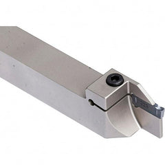 Iscar - External Thread, 0.7874" Max Depth of Cut, 3mm Min Groove Width, 6" OAL, Left Hand Indexable Grooving Cutoff Toolholder - 1" Shank Height x 1" Shank Width, C#-ASH../DG../HSK A63WH-ASH.. Insert Style, DGT Toolholder Style, Series Do-Grip - Exact Tool & Supply