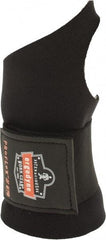 Ergodyne - Size S, Neoprene, Left or Right Hand Wrist Support - 1 Strap, Thumb Loop, Black - Exact Tool & Supply