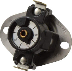 White-Rodgers - 140 to 180°F Cut In Temp, Close on Rise Switch Action, Snap Disc Control - 120/240 VAC, 72A at 120VAC, 60A at 240VAC Locked Rotor Amps, 25A at 120VAC, 25A at 240VAC Resistive Rating, Fan Control - Exact Tool & Supply