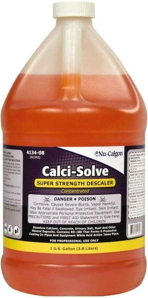 Nu-Calgon - 1 Gal Liquid Hydrochloric Acid Drain Cleaner - Acidic Scent - Exact Tool & Supply