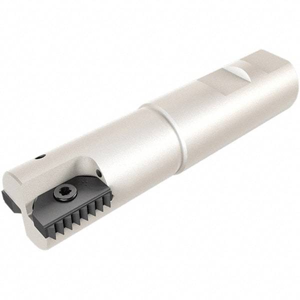 Iscar - 1-1/4" Cut Diam, 0.394" Max Depth of Cut, Indexable Square Shoulder End Mill - M16 Modular Connection, 90° Lead Angle, Through Coolant, Series FlexFit, Heli2000 - Exact Tool & Supply
