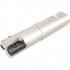 Iscar - 1-1/4" Cut Diam, 0.394" Max Depth of Cut, Indexable Square Shoulder End Mill - M16 Modular Connection, 90° Lead Angle, Through Coolant, Series FlexFit, Heli2000 - Exact Tool & Supply