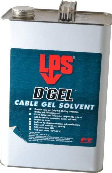 LPS - 1 Gal Bottle Cable Cleaner - Liquid, Citrus & Petroleum Distillate, Unscented - Exact Tool & Supply