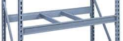 Tennsco - 2,150 Lb Capacity Bulk Storage Shelf Beam Kit - 96" Wide x 3-5/8" High x 36" Deep x 1-1/2" Thick, Medium Gray - Exact Tool & Supply