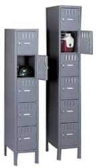 Tennsco - 18 Door, 6 Tier, Locker - Exact Tool & Supply