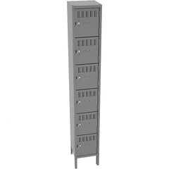 Tennsco - 6 Door, 6 Tier, Locker - Exact Tool & Supply