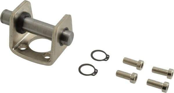 SMC PNEUMATICS - Air Cylinder Double Clevis - For 1-1/2" Air Cylinders, Use with NCGD - Exact Tool & Supply