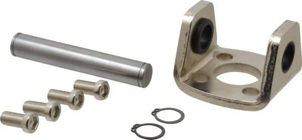 SMC PNEUMATICS - Air Cylinder Double Clevis - For 2-1/2" Air Cylinders, Use with NCGD - Exact Tool & Supply