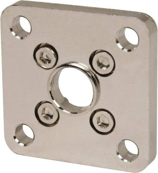 SMC PNEUMATICS - Air Cylinder Flange Mount - For 1-1/4" Air Cylinders, Use with NCGF/G - Exact Tool & Supply