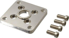 SMC PNEUMATICS - Air Cylinder Flange Mount - For 2" Air Cylinders, Use with NCGF/G - Exact Tool & Supply